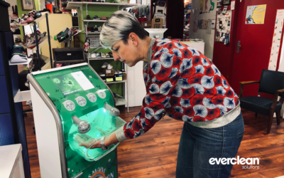 La borne Everclean-Kids au service de DK-Shoes !